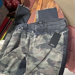 Hudson Camo Jeans NWT